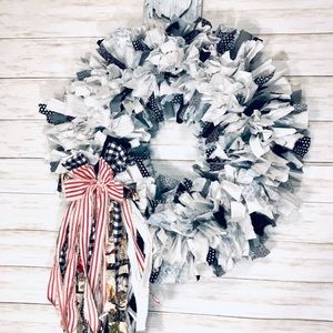 Rag wreath